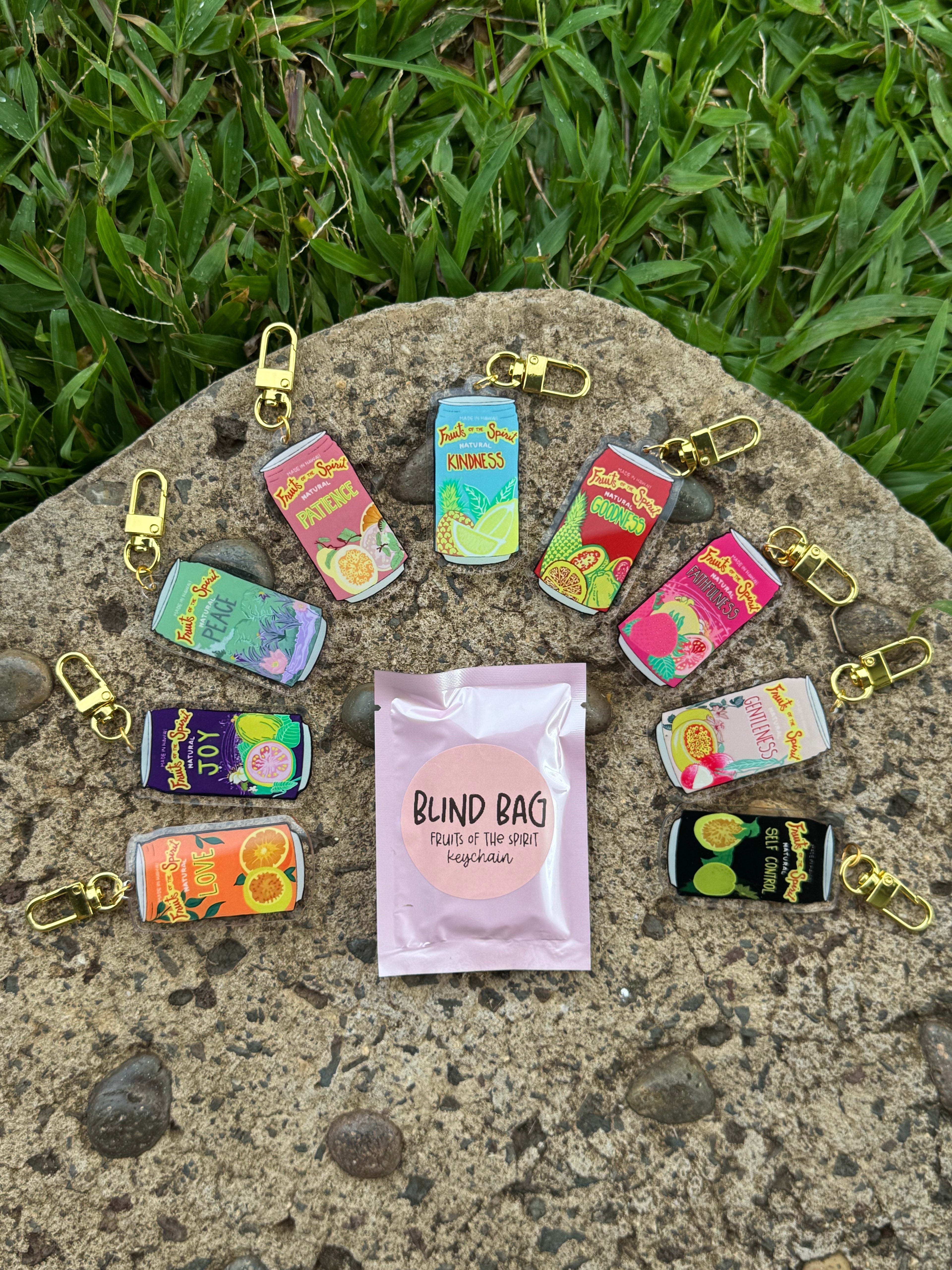 Blind bag keychains