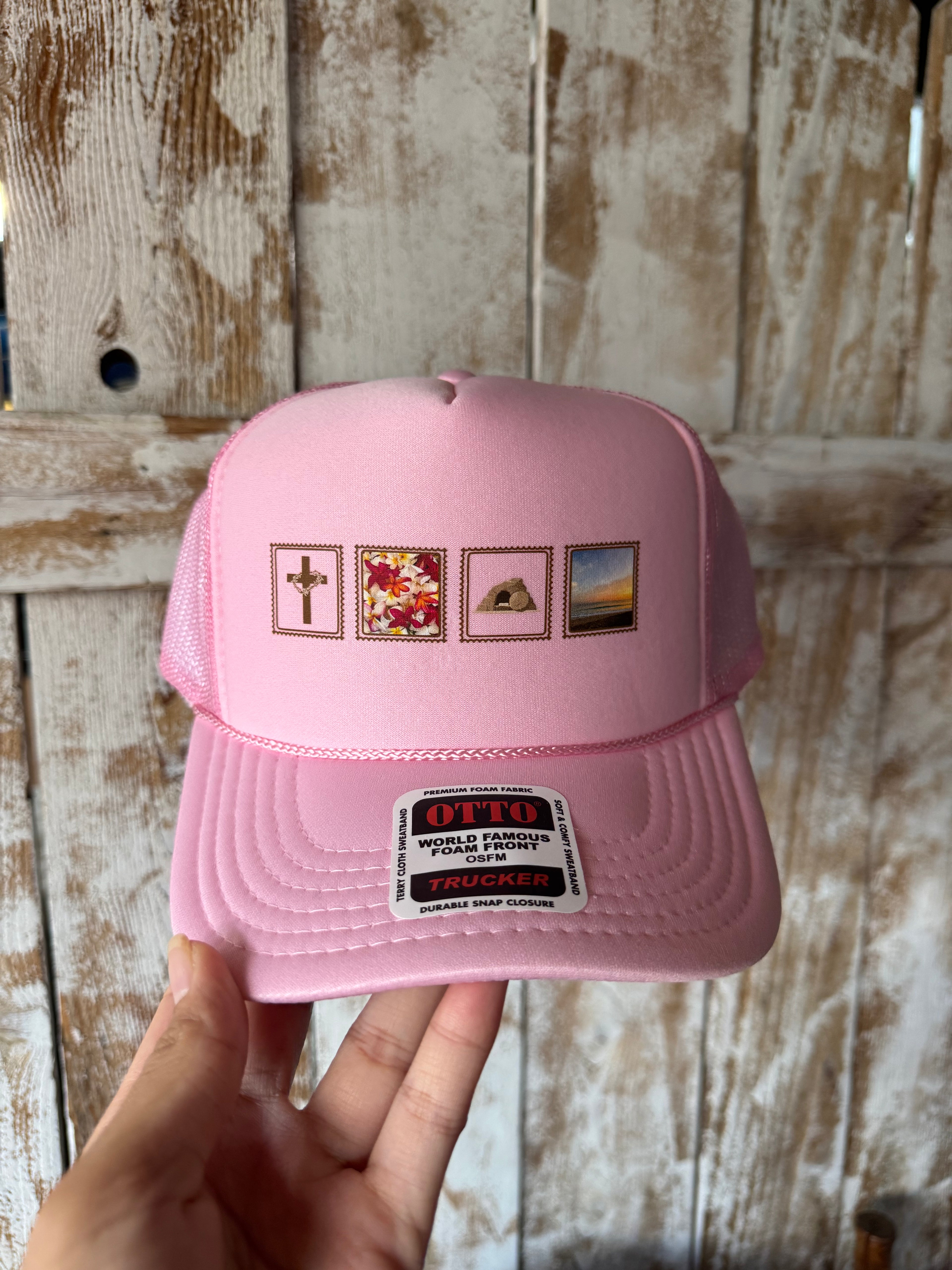 Empty tomb trucker