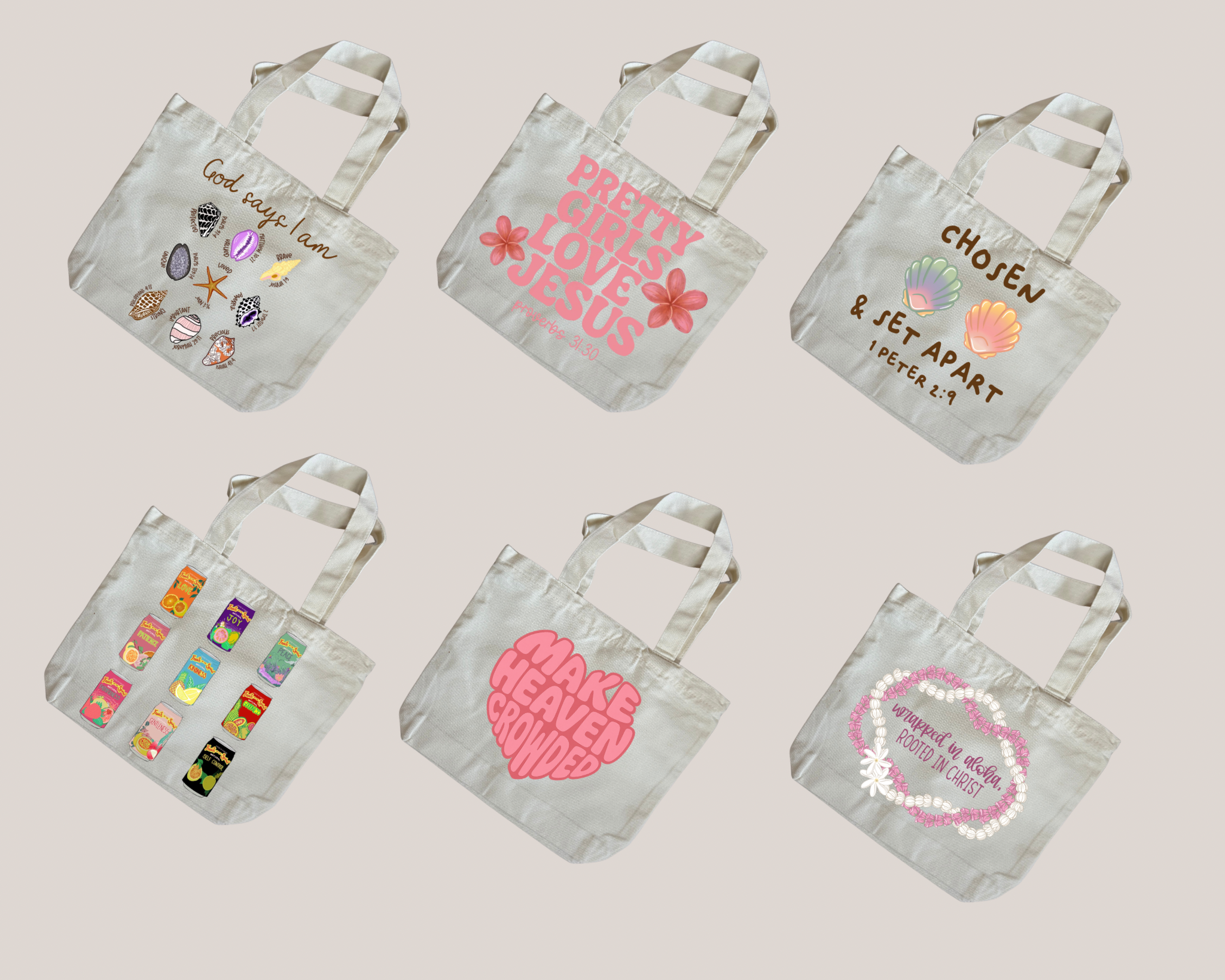 Zippered tote bag