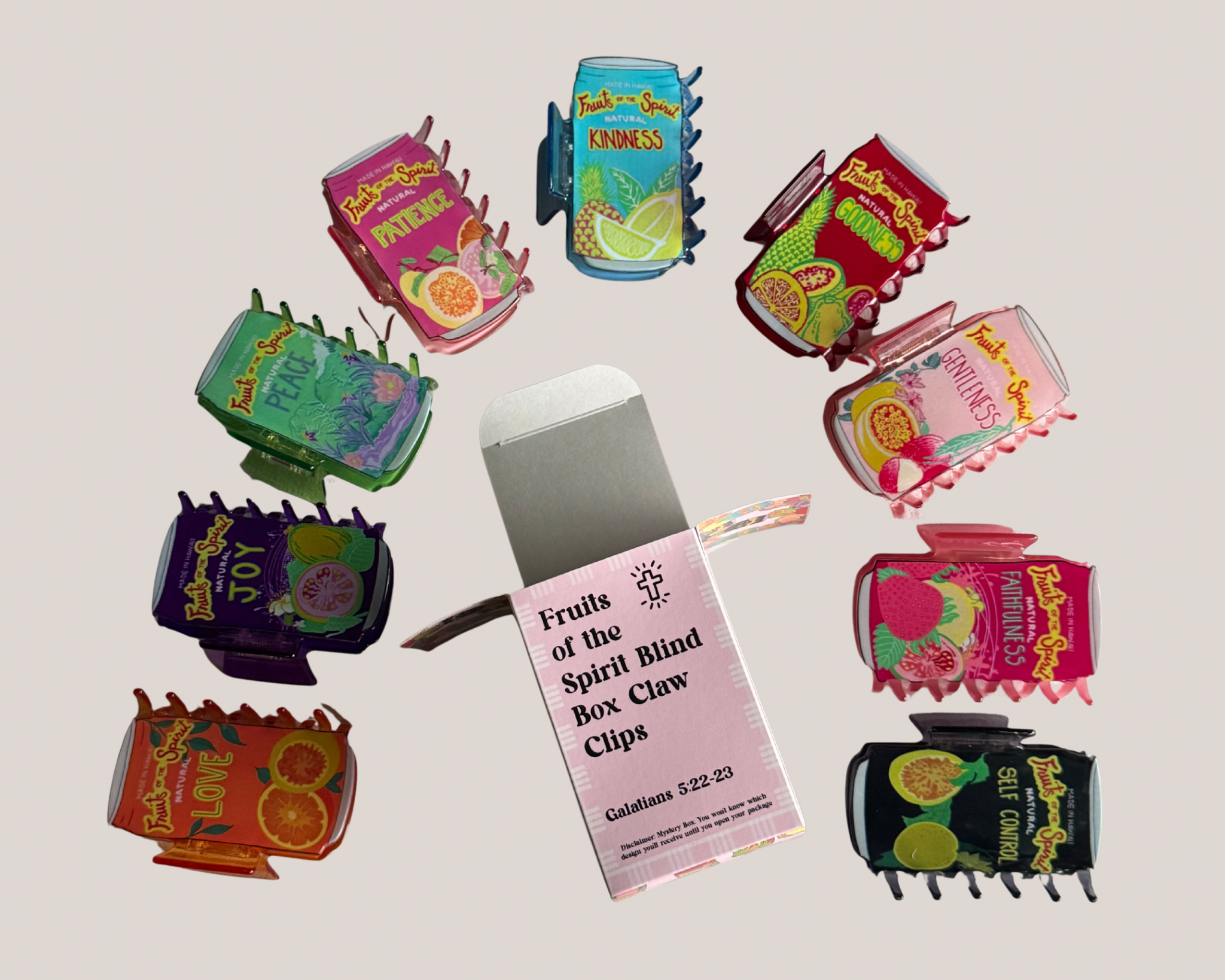 Blind box claw clip